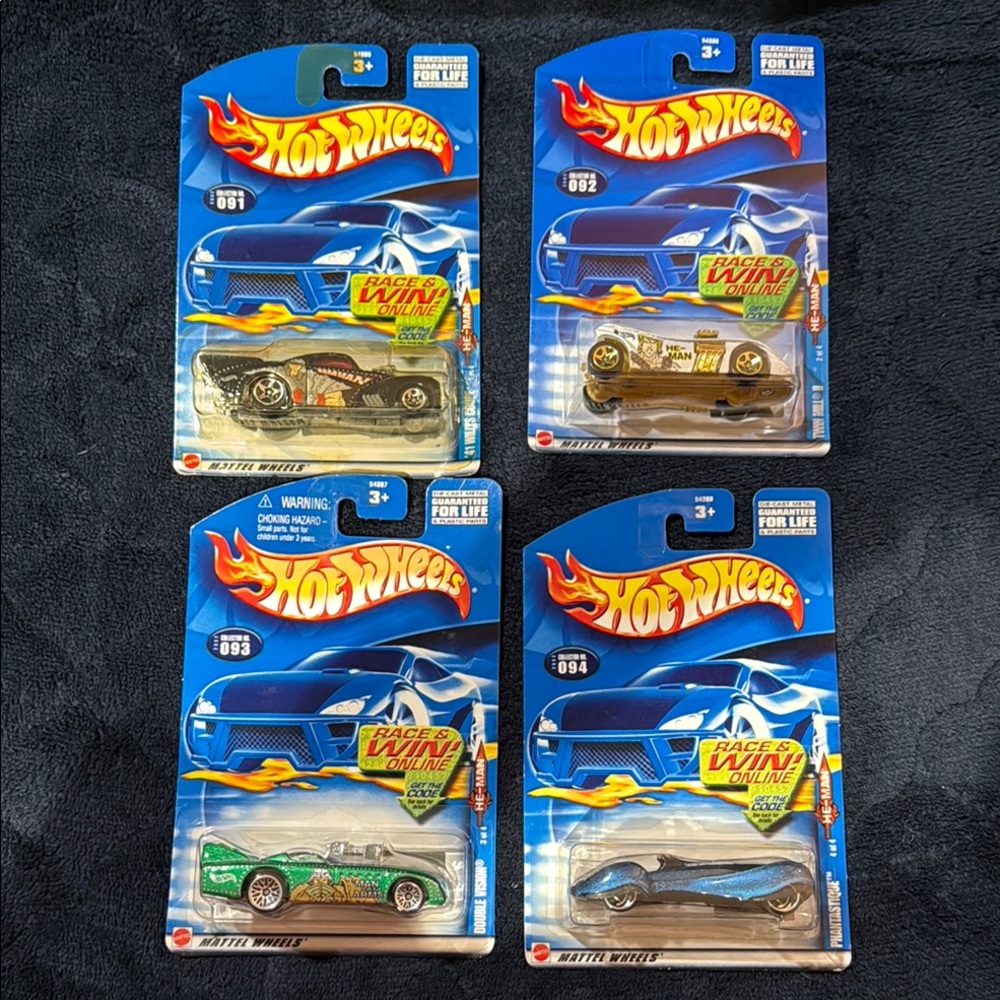 Hot Wheels 
Masters of the universe series
